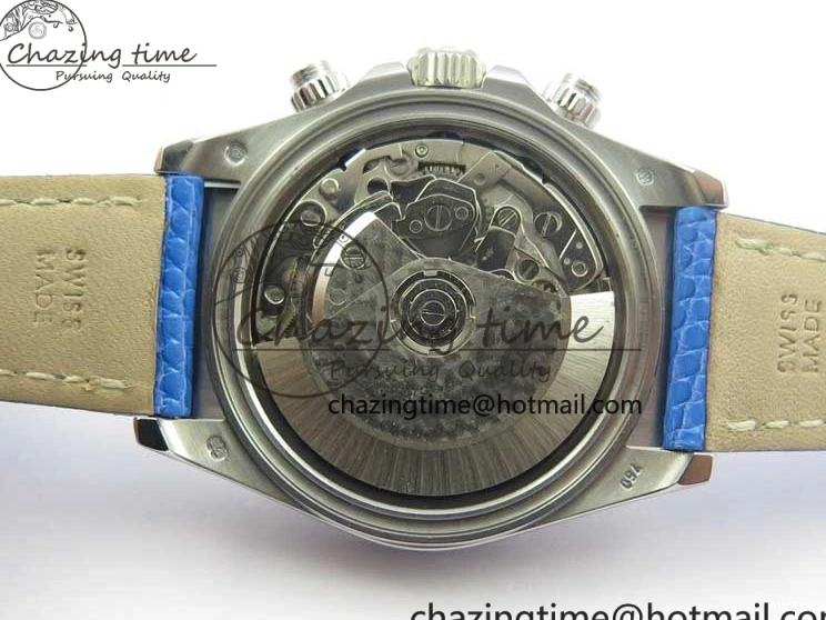 MiroTime 0215 Elegant Daytona 116519 OXF Best Edition Blue Dial on Blue Leather Strap A 3073